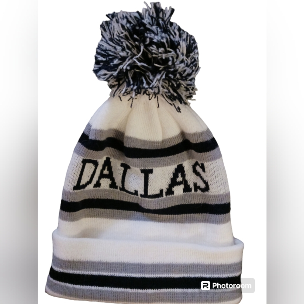 DALLAS winter knit beanie.  Unisex.  One size fits most.